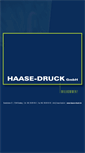 Mobile Screenshot of haase-druck.de